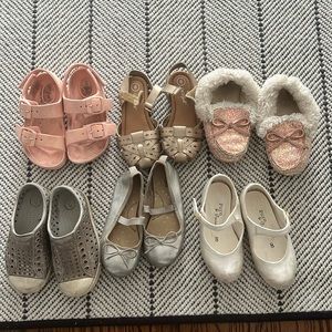 Toddler shoe bundle! All size 8 (except pink sandals)
